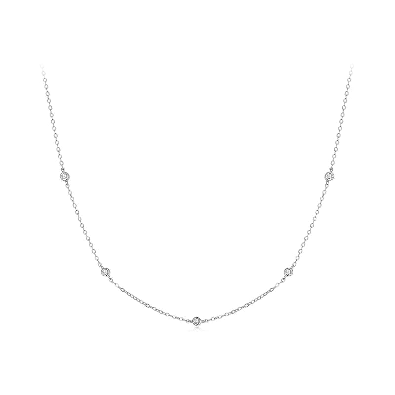 Moissanite Necklace – Elin