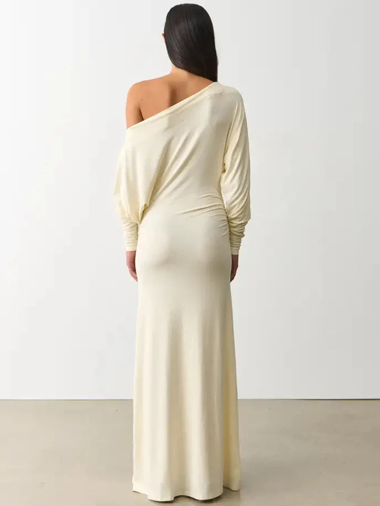 Paloma Off-Shoulder Batwing Maxi Dress