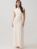 Ophira V-Neck Wrap Maxi Dress
