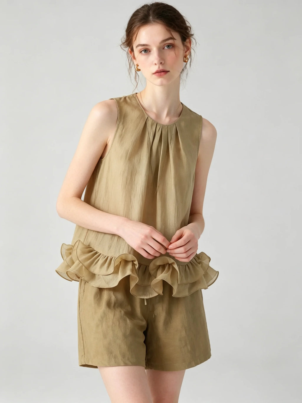 Honoré Ruffle Top & Shorts Set
