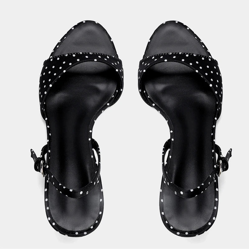 Camille Satin Kitten-Heel Sandal