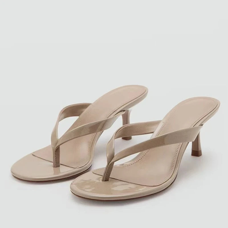 Delphine Clip-Toe Slide Sandal