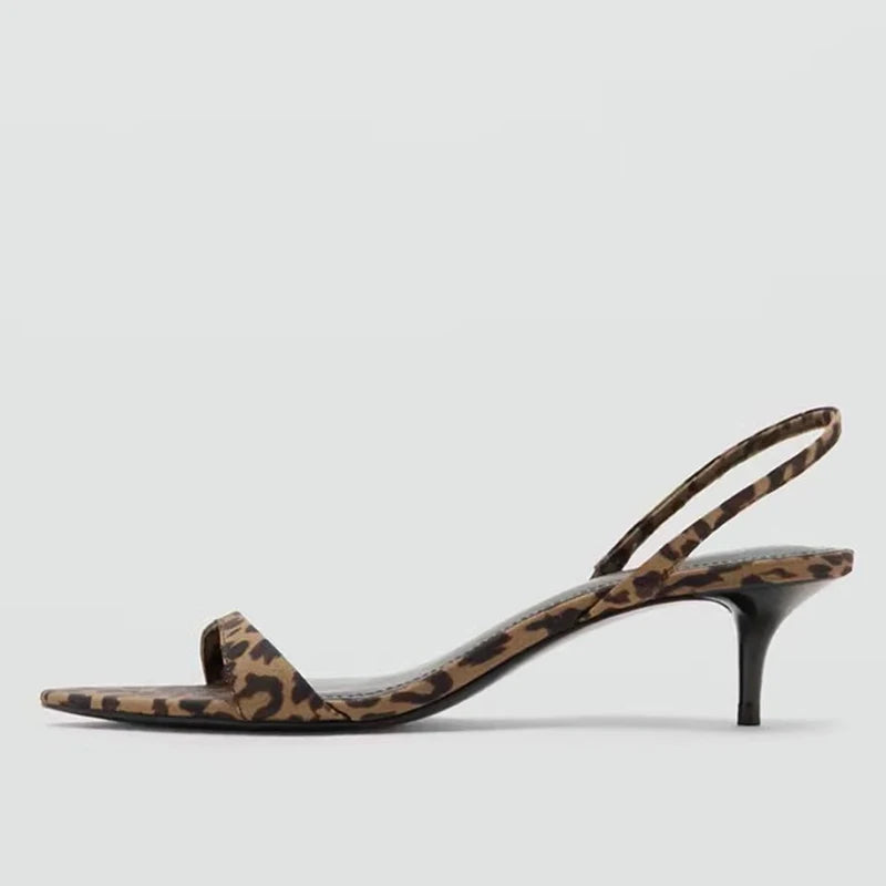 Daphne Leopard Slingback Sandal