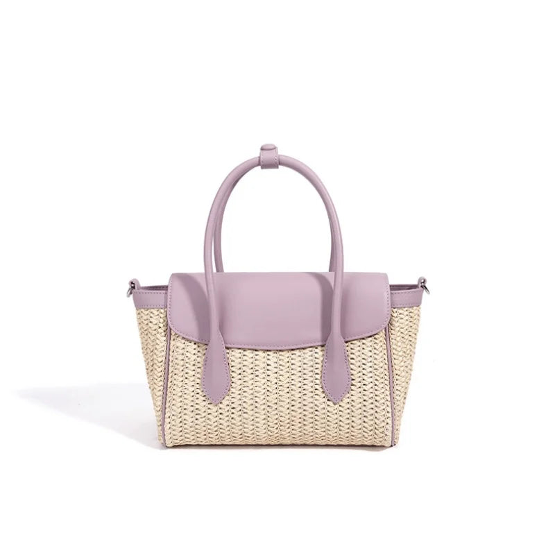 Everleigh Woven Leather Shoulder Bag