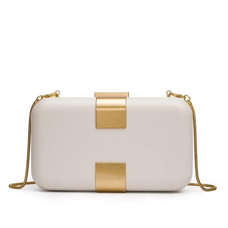 Gigi Lock-Clasp Evening Bag