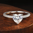 Heart Moissanite Ring – Jules