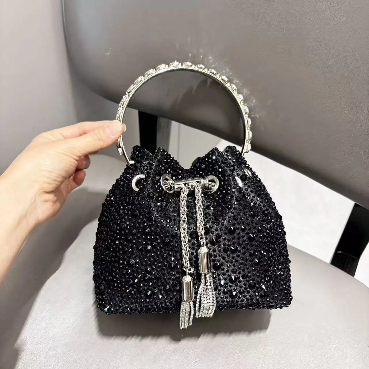 Rhinestone Clutch – Mara