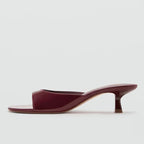 Aurelie Leather Slide Sandal