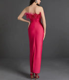 Feather-Trim Dress – Katinka