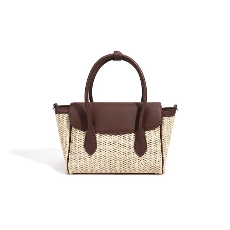 Everleigh Woven Leather Shoulder Bag