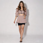 Kalliope Polka Dot Crop Top & Mini Skirt Set