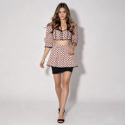 Puff Top & Skirt Set – Odalys