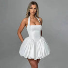 Halter Wrap Mini Dress – Eira