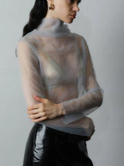 Turtleneck Wrap Top – Elodie