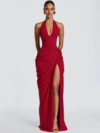 Deep-V Maxi Dress – Calla