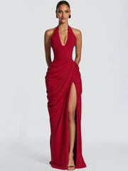 Deep-V Maxi Dress – Calla