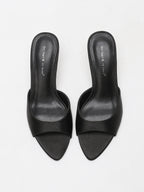 Constance Satin Stiletto Mule