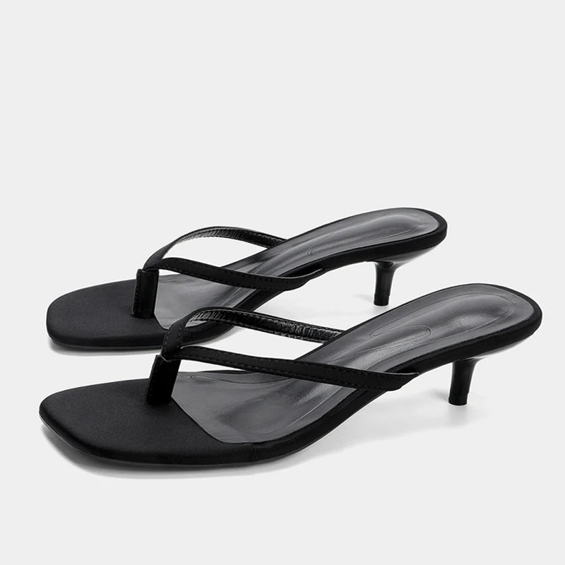 Rowan Square-Toe Mule Sandal
