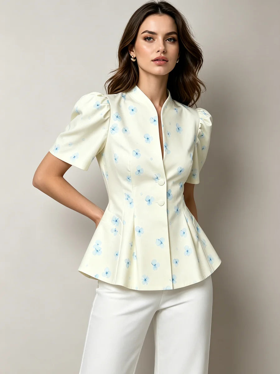 Briar Floral Peplum Blouse