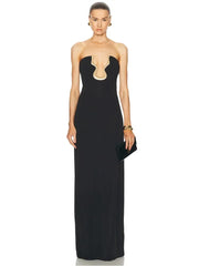 Gold-Trim Gown – Isadora