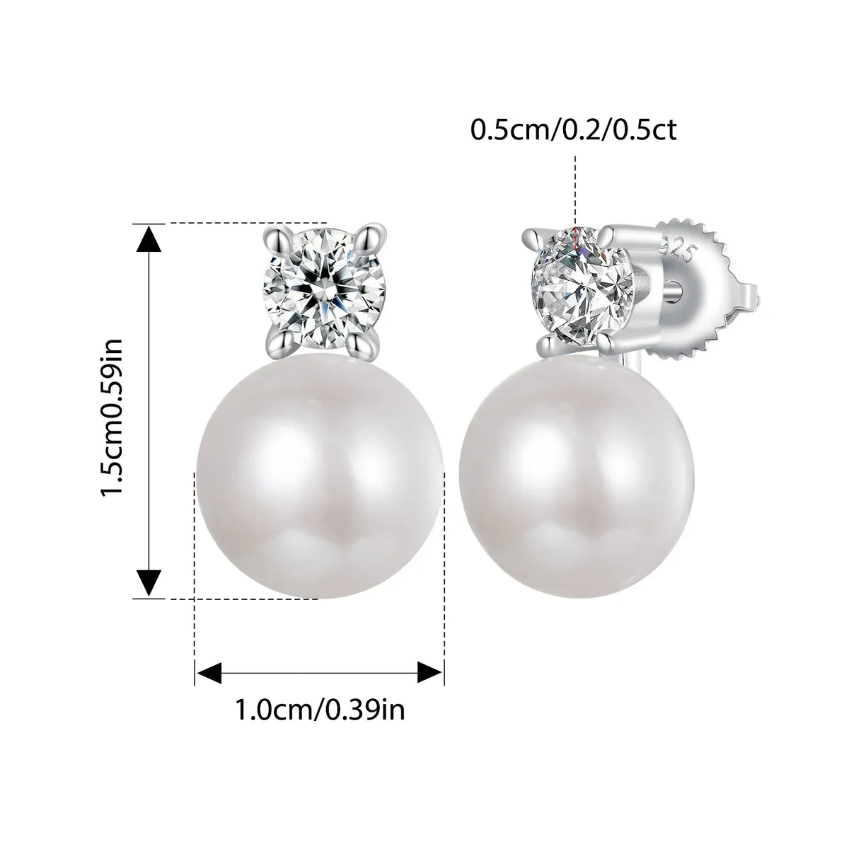 Moissanite Earring – Elia