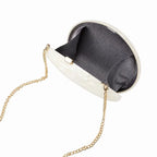 Estelle Oval Acrylic Clutch