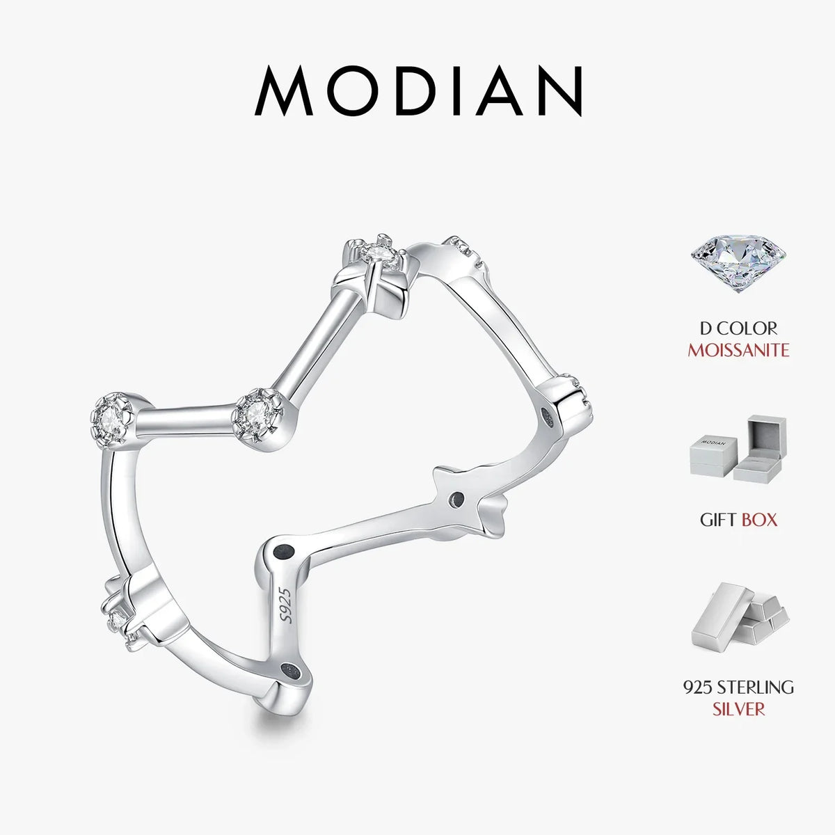 Moissanite Branch Ring – Jena