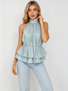 Ruffle Halter Top – Adaline