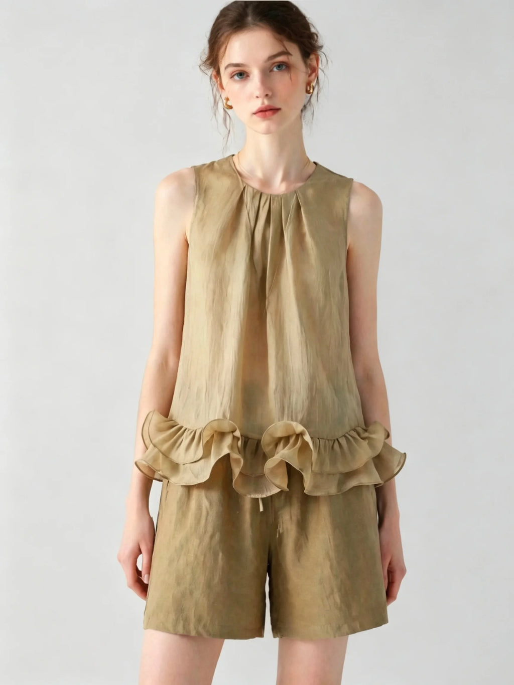 Honoré Ruffle Top & Shorts Set