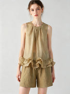 Honoré Ruffle Top & Shorts Set
