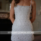 Beaded Spaghetti Gown – Marla