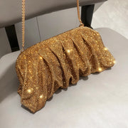 Rhinestone Fold Clutch – Maya
