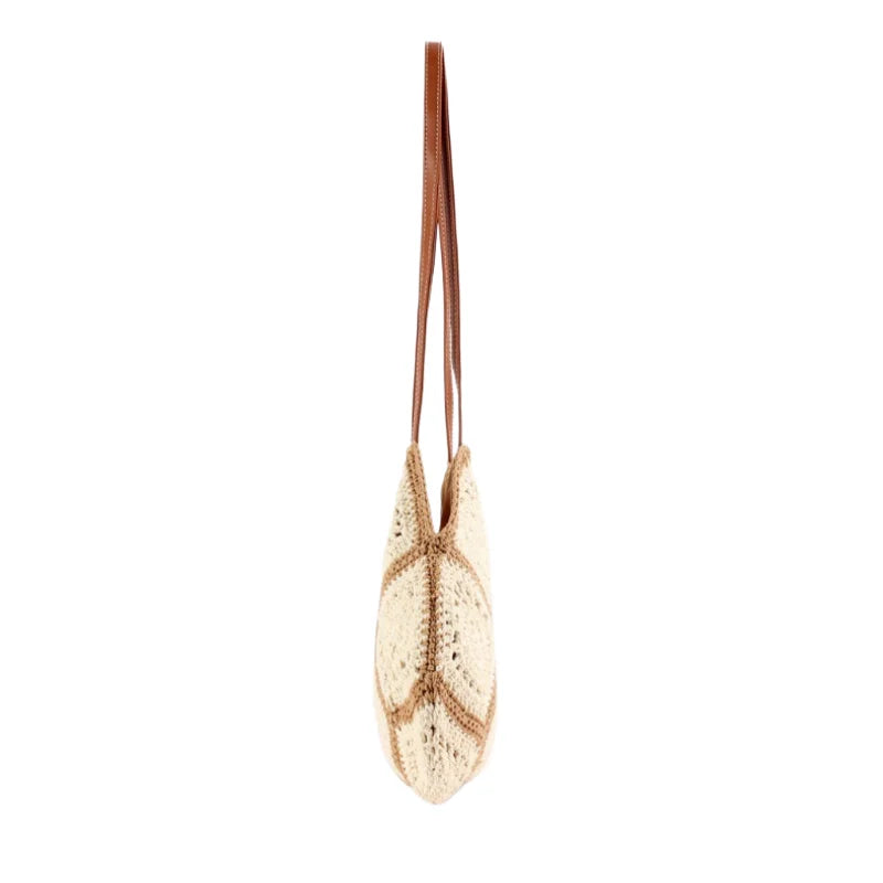 Francesca Handwoven Rope Shoulder Bag