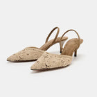 Embroidered Slingback – Bree
