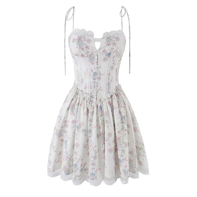 Lace Sling Mini Dress – Ella