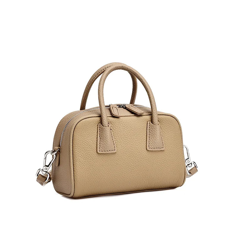 Genevra Leather Crossbody Pillow Bag