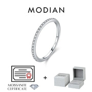 Moissanite Band – Kate