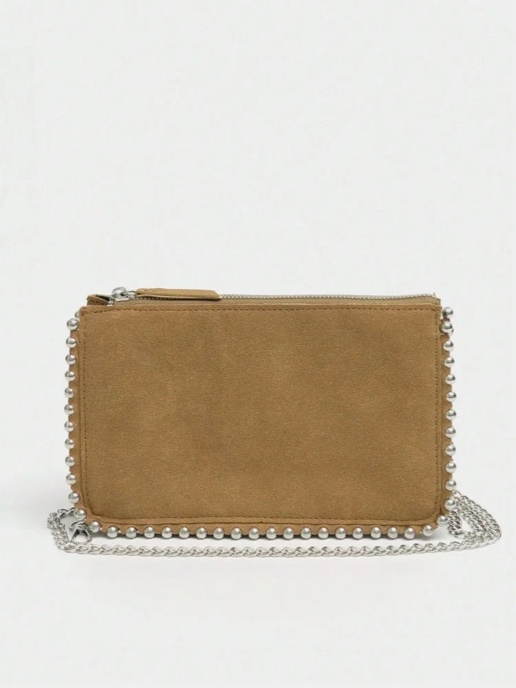 Elodie Rivet Chain Underarm Bag
