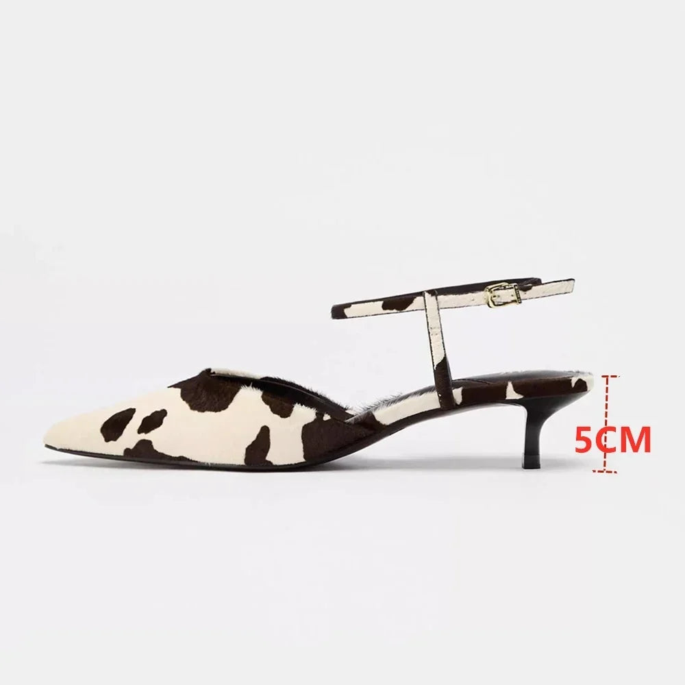 Leopard T-Strap Sandal – Dawn
