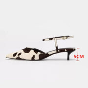 Leopard T-Strap Sandal – Dawn