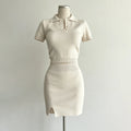 Karsyn Polo Knit Top & Skirt Co-ord