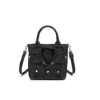 Laurel Denim Coat-Shaped Crossbody Bag