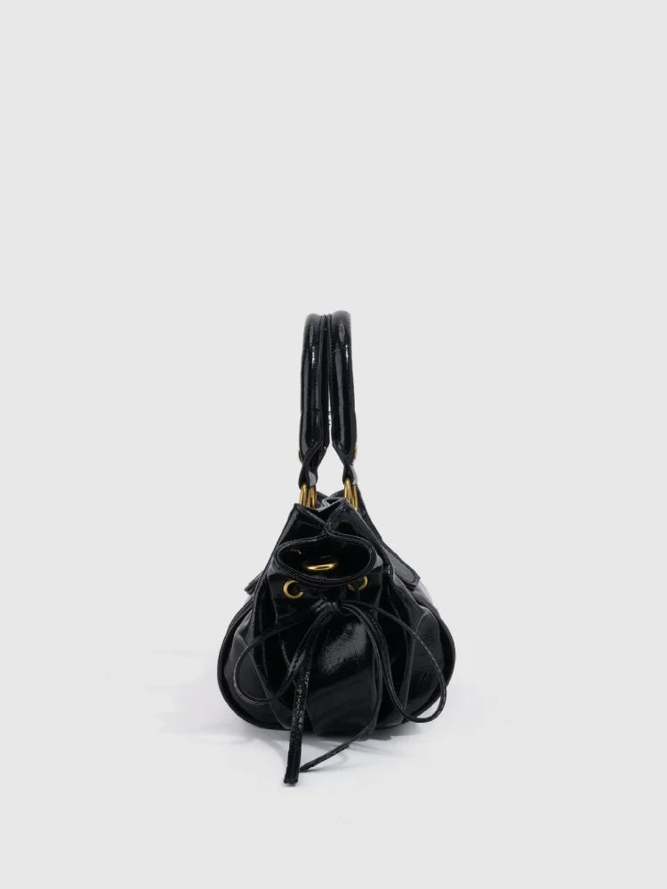 Lennox Rivet Wax Leather Crossbody Tote