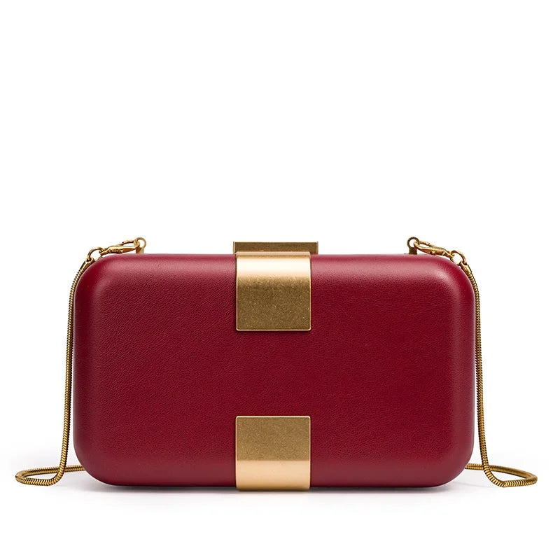 Gigi Lock-Clasp Evening Bag