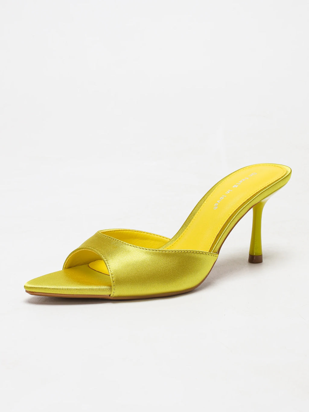 Constance Satin Stiletto Mule