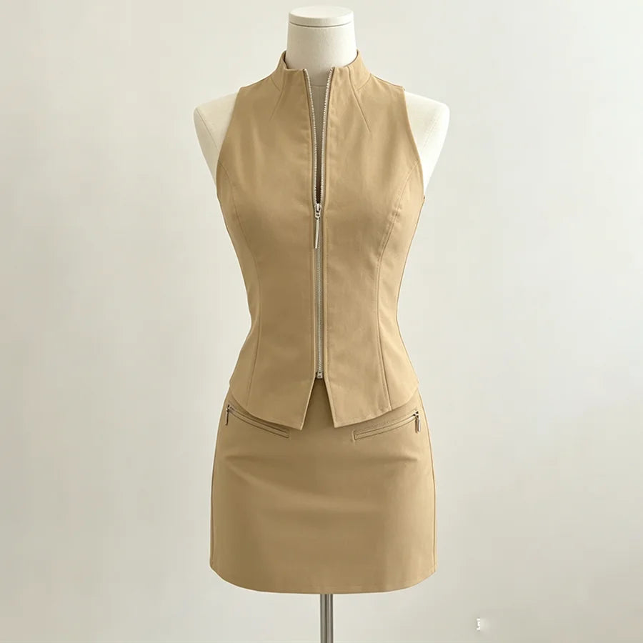 Ingrid Vest & Mini Skirt Co-ord