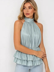 Ruffle Halter Top – Adaline