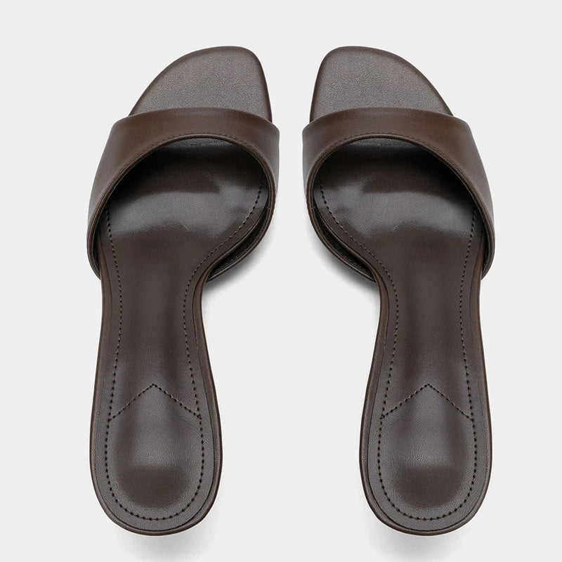 Josephine Leather Mule Sandal