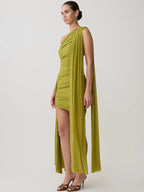 Pandora One-Shoulder Backless Mini Dress
