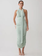Twist Halter Dress – Cassia